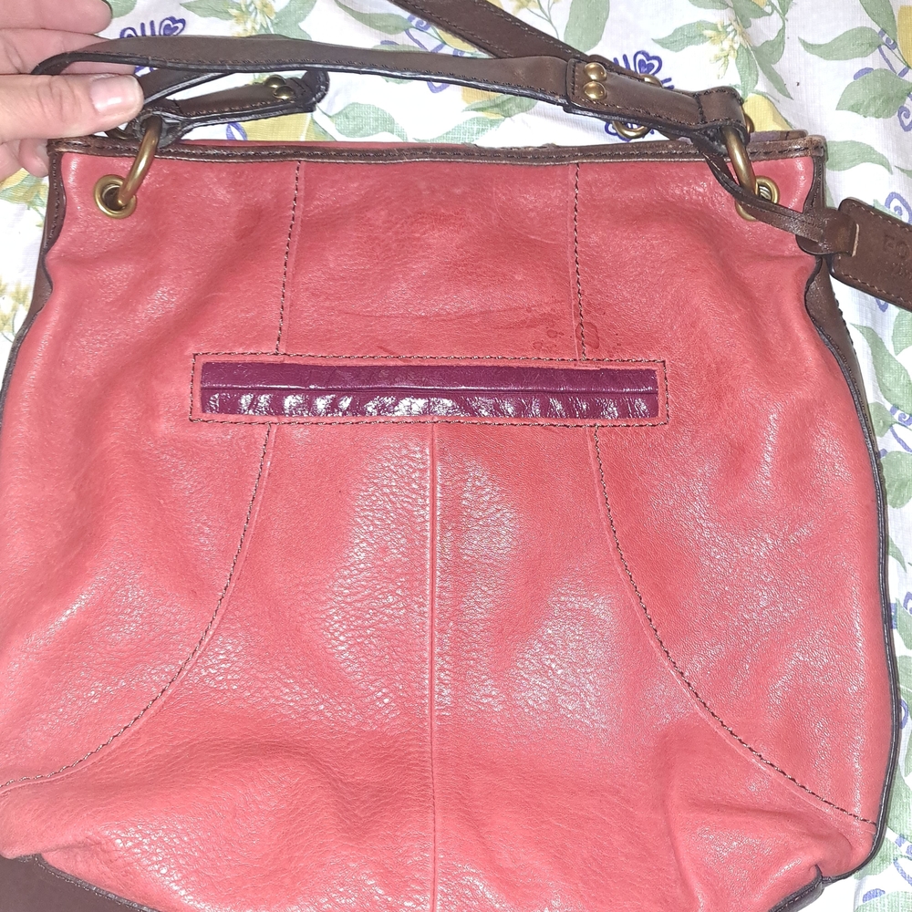 Multicolor Patchwork Leather Shoulder Bag - image 3